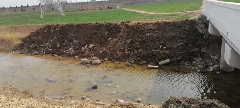 圖三：過水涵管已清運完畢（南樂縣河長辦提供）